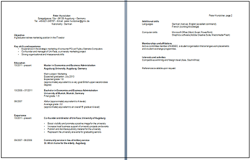 Step By Step Guide To A Successful Cv Jobline Lmu Lmu Munich